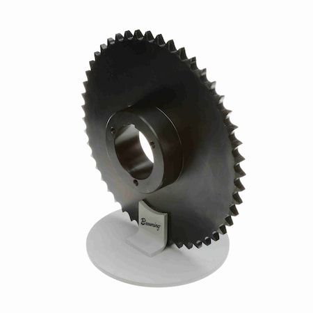 Browning Steel Bushed Bore Roller Chain Sprocket, 60Q48 60Q48